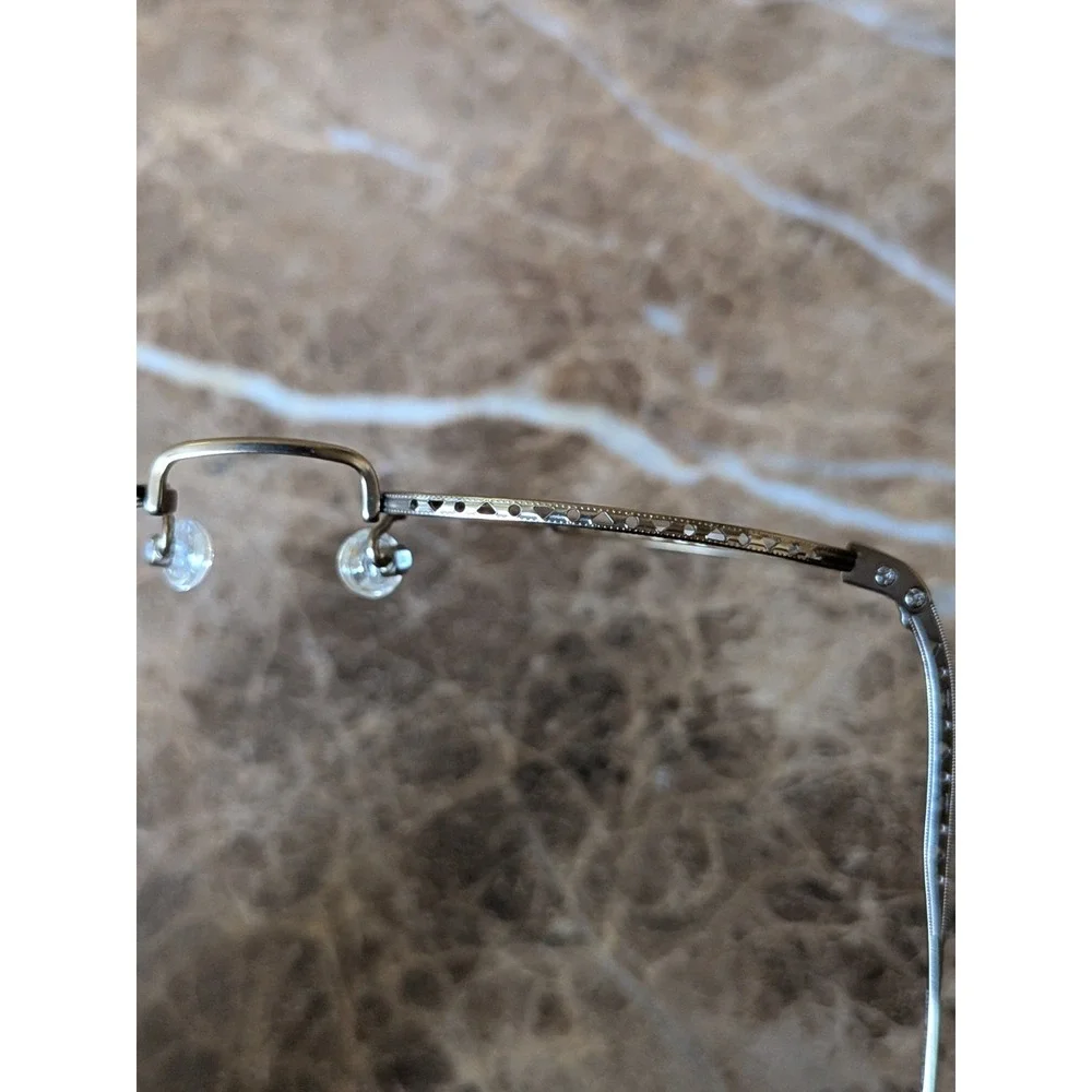 Maui Jim North Star Titanium Gold Round Eyeglasses Frames 48-21 145 Japan